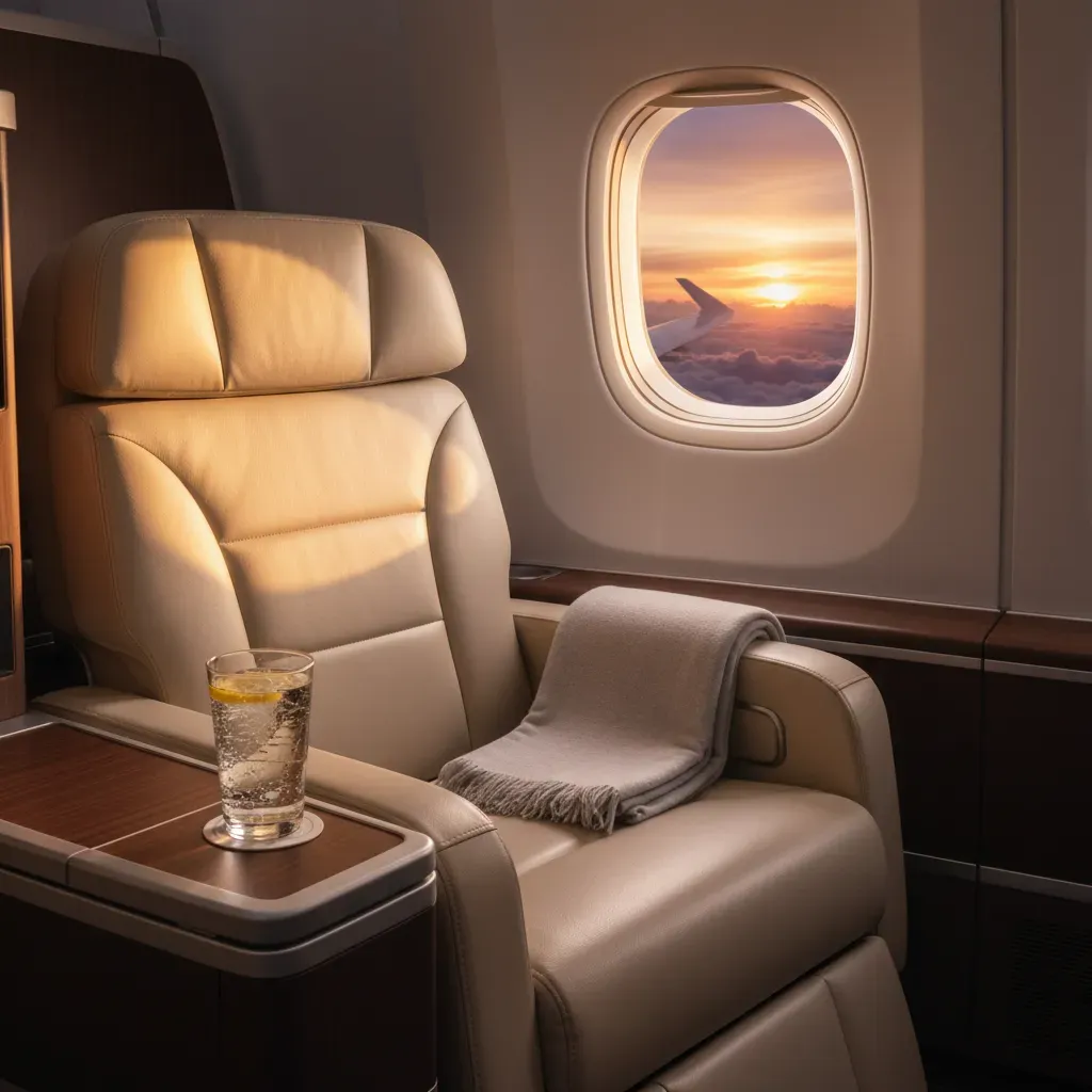 American Airlines first class seats across different aircraft types showing variation in space, storage, and cabin design