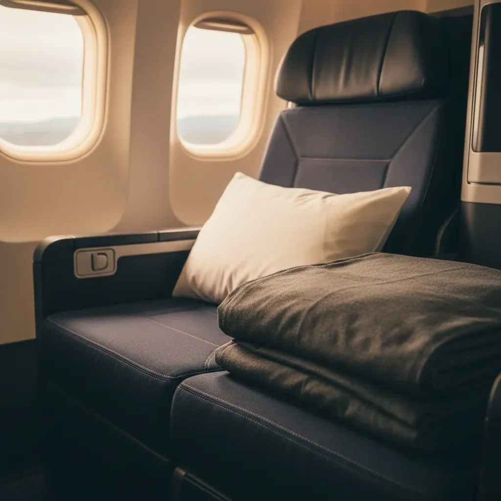 ANA business class review showing aircraft differences between suite-style and standard lie-flat cabins for Tokyo routes