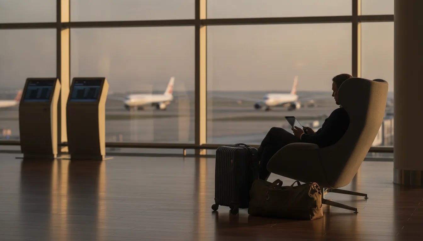 Best premium economy airlines airport scene for choosing routes and trip types