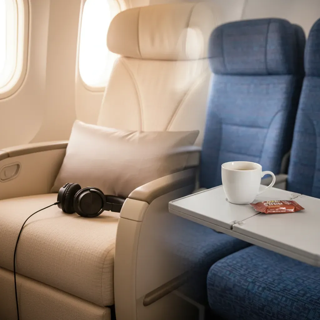 Best routes and airlines for a first class flight to Bali with premium cabin comparison