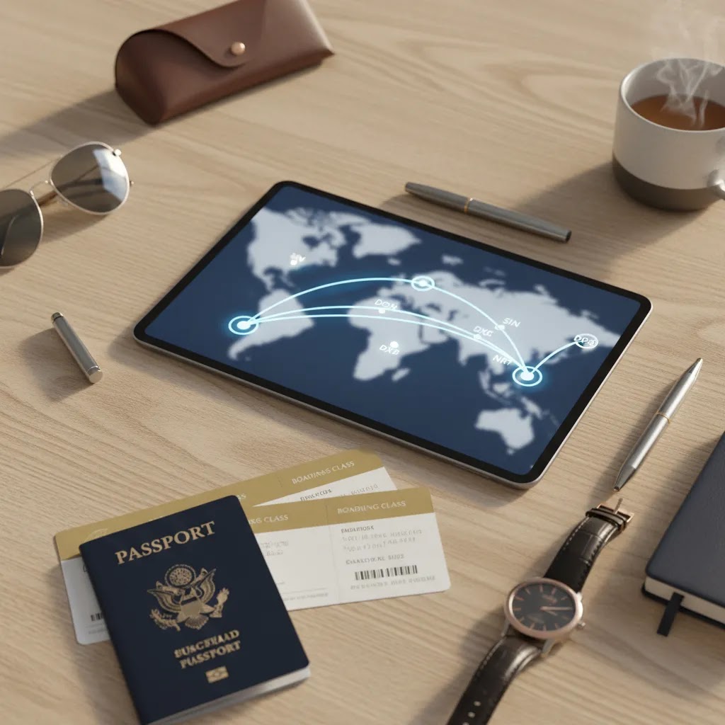 Business class flights to Bali route planning through premium international gateways