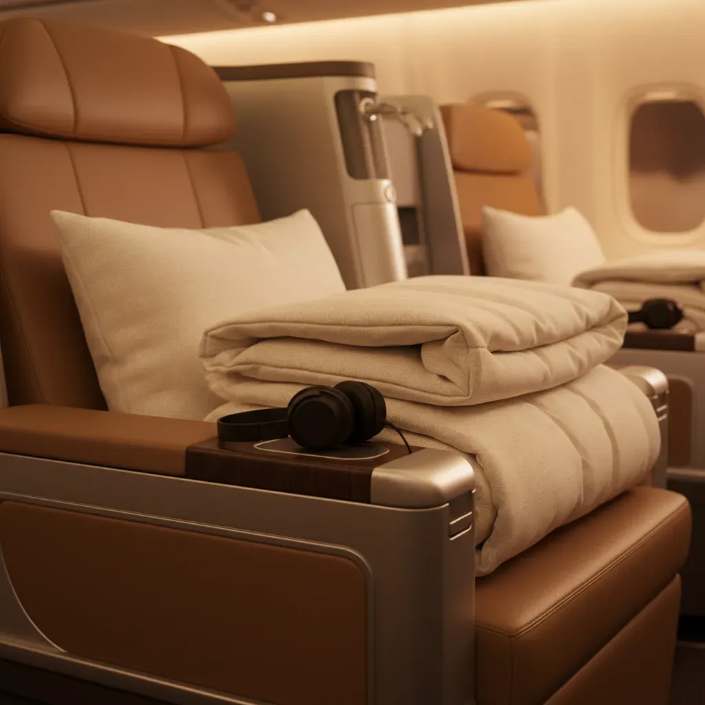 Business class flights to Seychelles cabin comfort