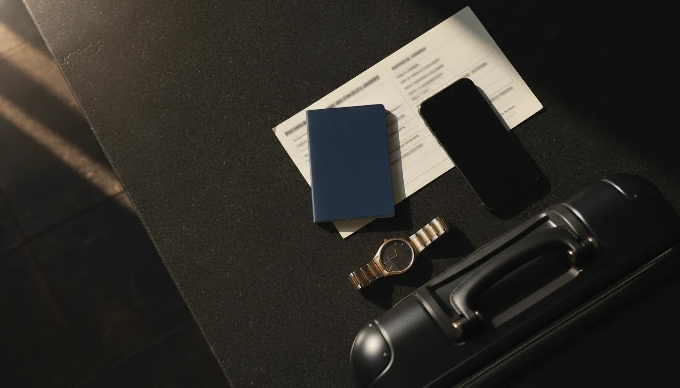 Business class tickets sale booking checklist with premium travel essentials