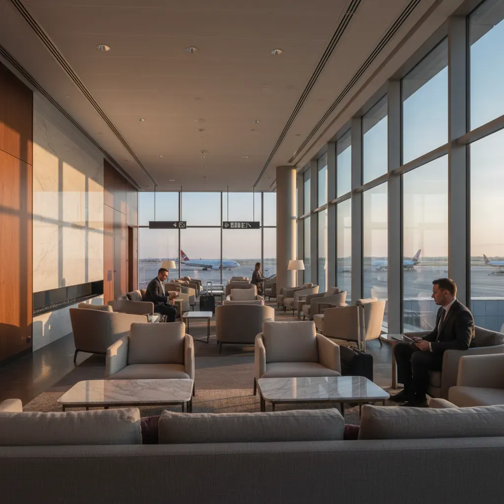 Business class to Istanbul airport departure scene with premium long-haul route planning atmosphere