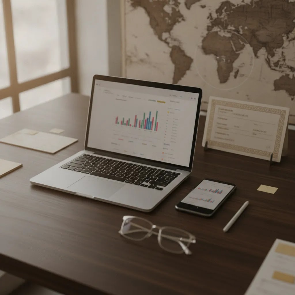 Cheap business class tickets to Australia booking strategy shown with premium travel planning tools and seasonal fare research