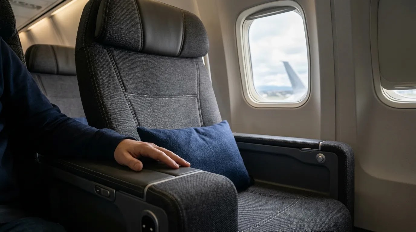 Domestic premium recliner comfort illustrating delta first vs delta one seat differences