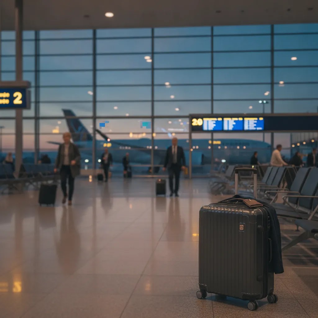 Best business class flights to Europe from USA connection scene in a modern airport terminal
