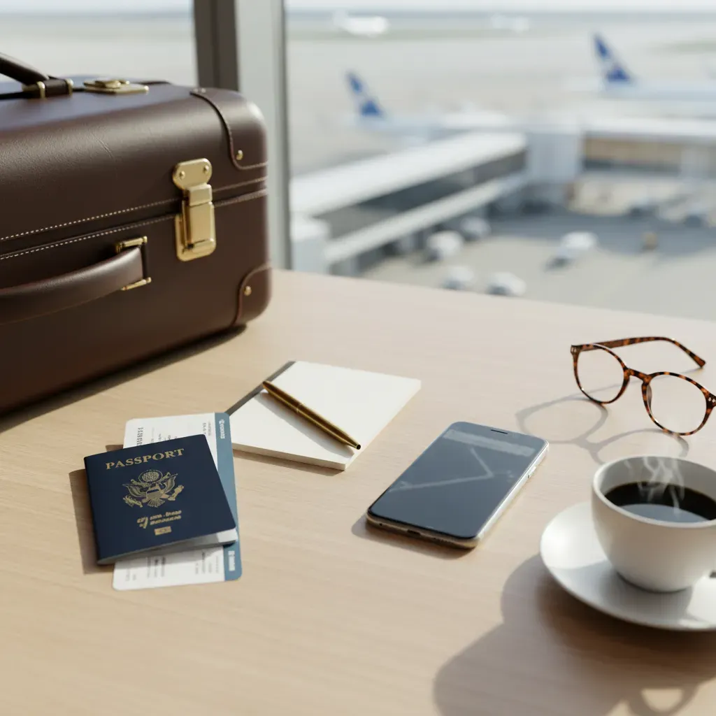 Expert planning support for a business class flight to Seoul with premium travel documents and itinerary setup