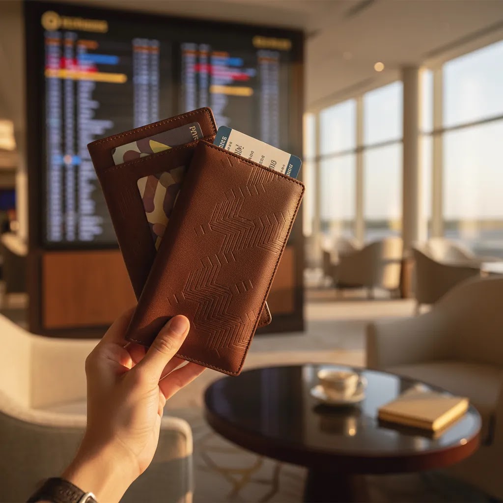 Airport booking scene showing availability realities for first class flights to Philippines