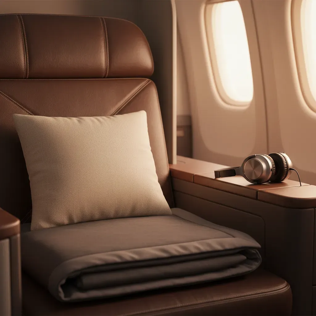 First class flights to Tokyo comparison showing two premium long-haul cabin suite styles