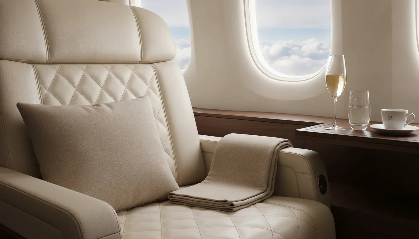 How to book first class flights by identifying a true first class cabin product detail