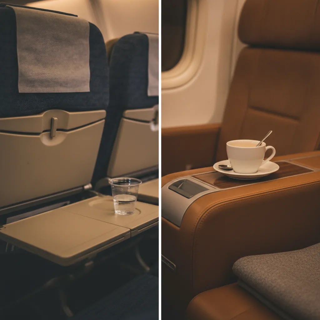 First class Southwest Airlines seats comparison showing standard versus premium cabin details on U.S. flights
