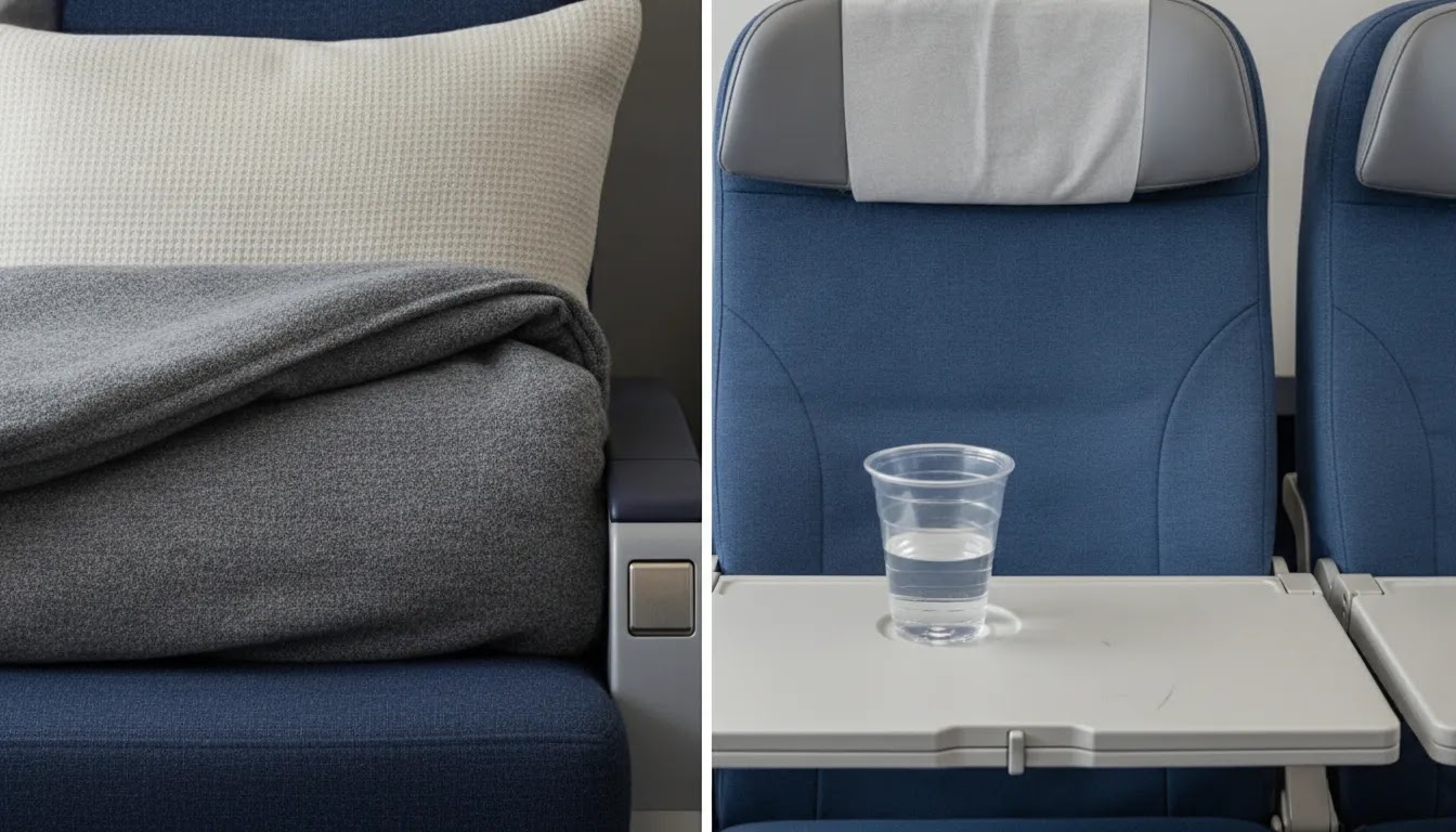 Cabin comfort comparison illustrating first class flight cost versus lower cabin tiers
