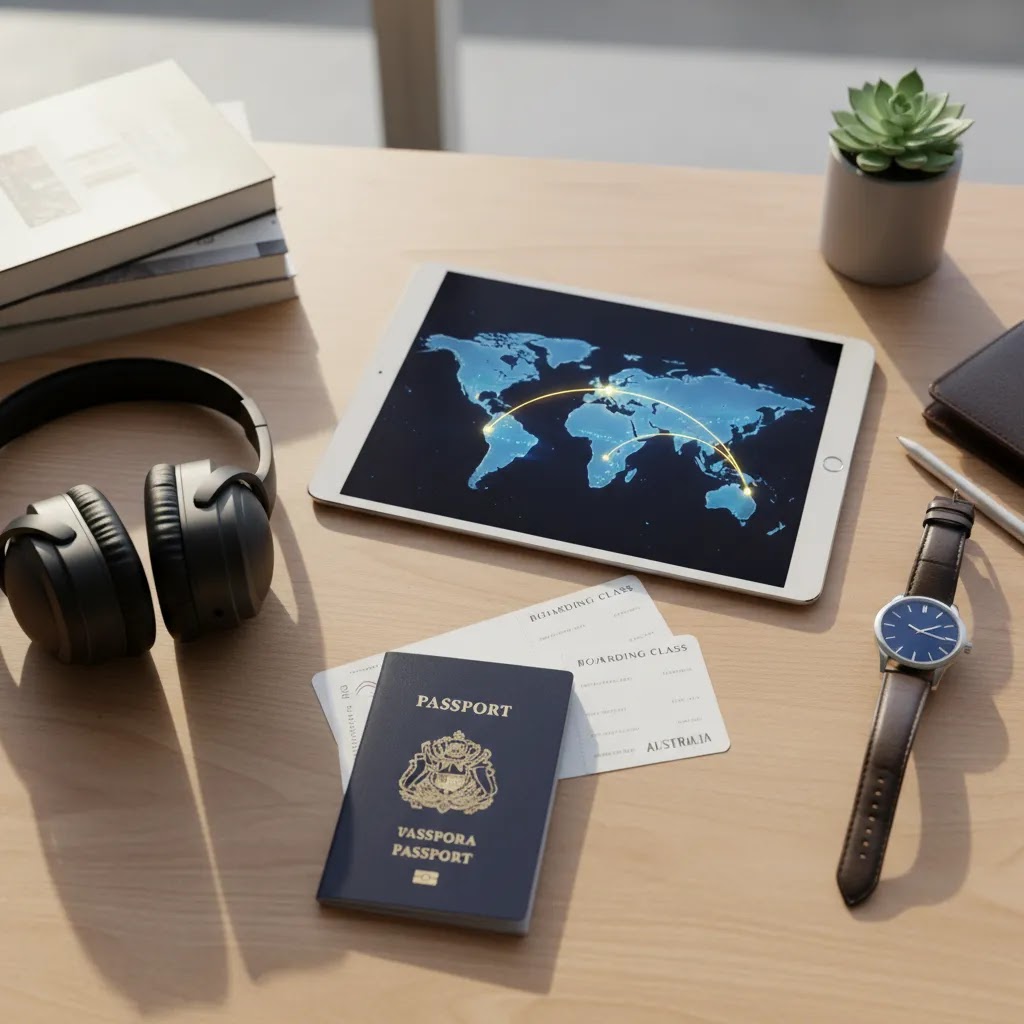 London to Sydney business class flight options with premium route planning and travel essentials