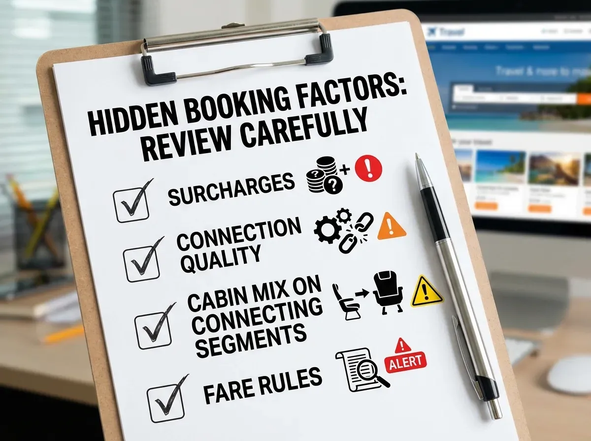 hidden cost factors to check before you compare fares