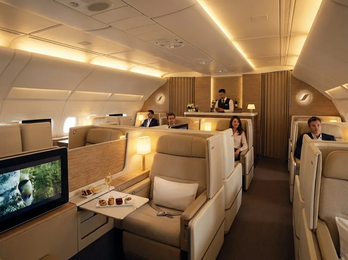 nonstop first class flights to paris