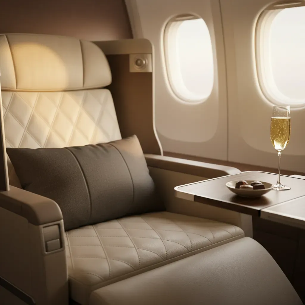 Onboard dining and suite details in british airways first class review