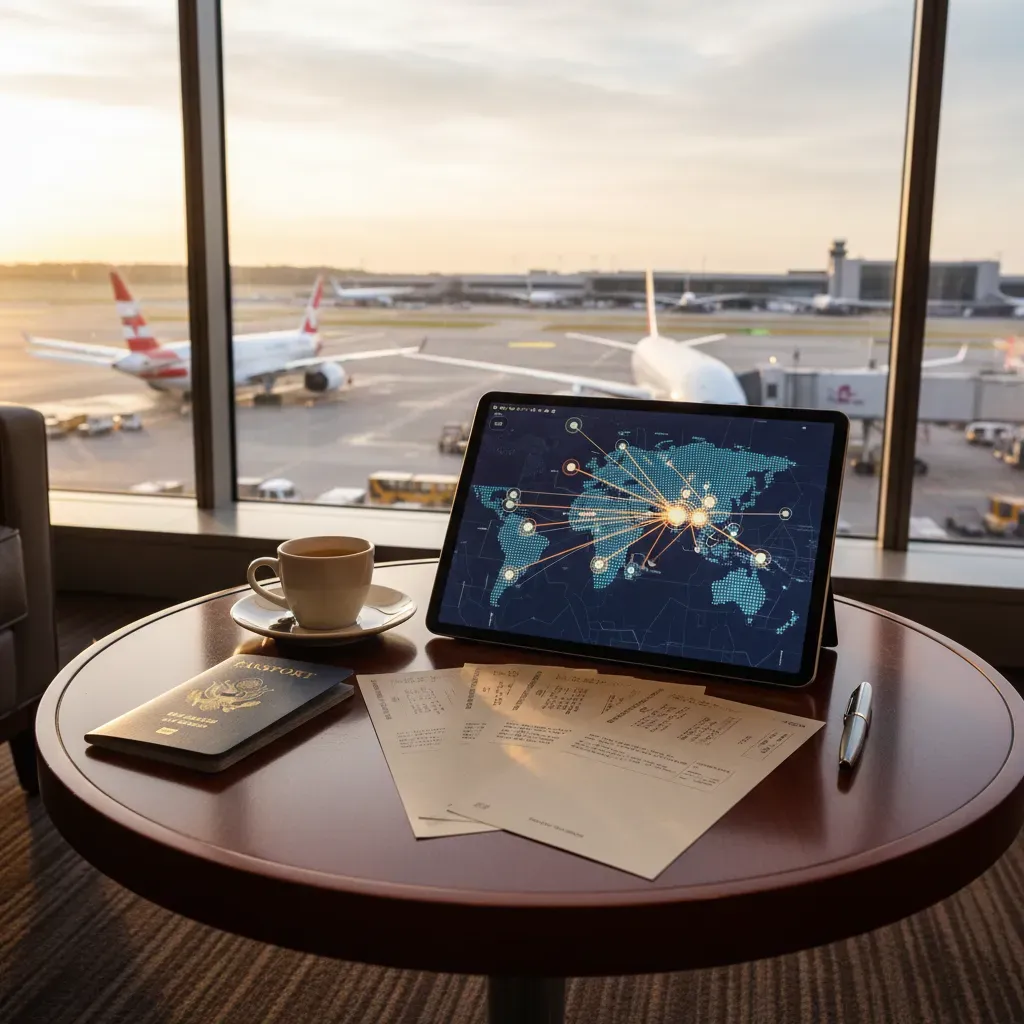 Planning first class flights to Australia from the United States with premium lounge and route strategy visuals