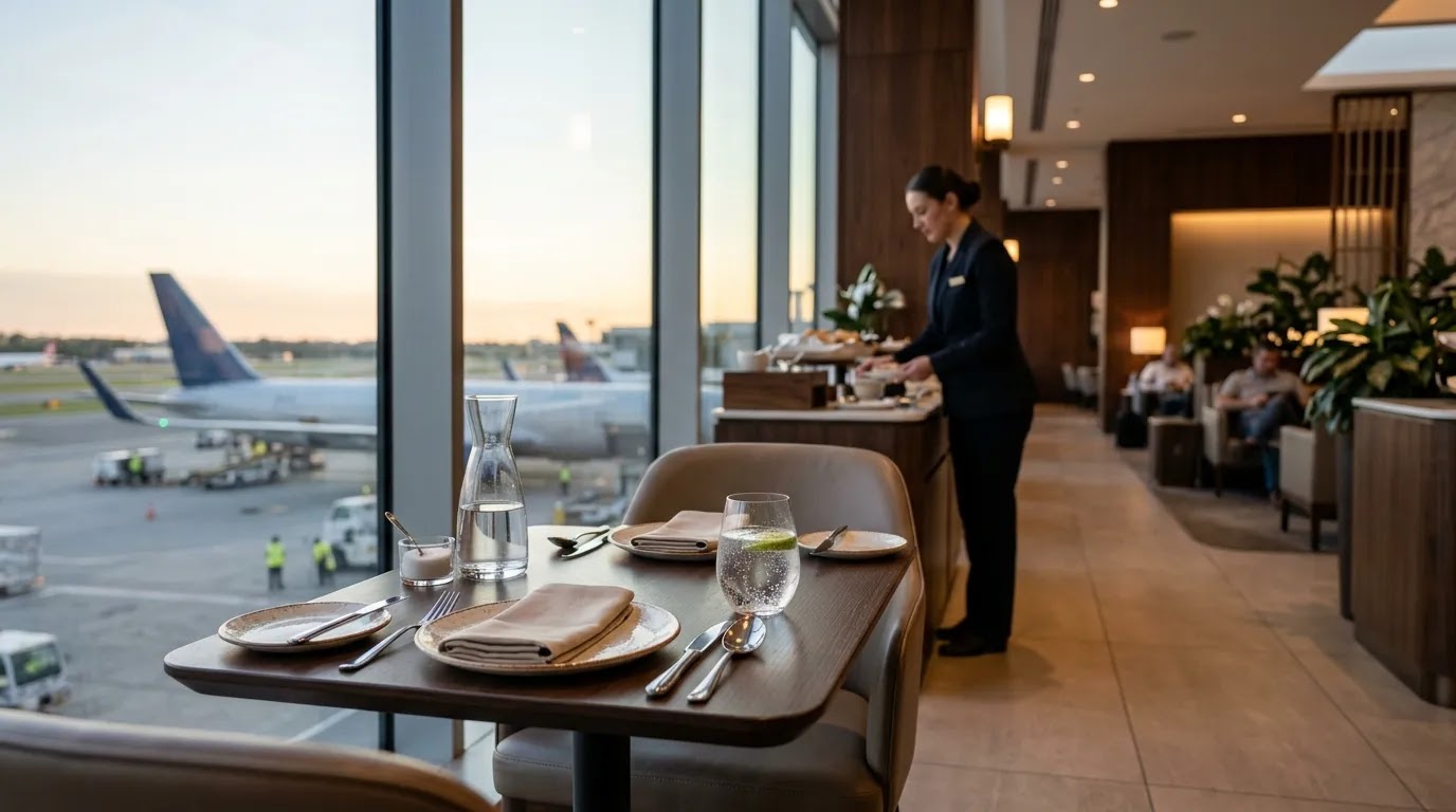 Emirates business class vs first class comparison of premium airport lounge and ground service