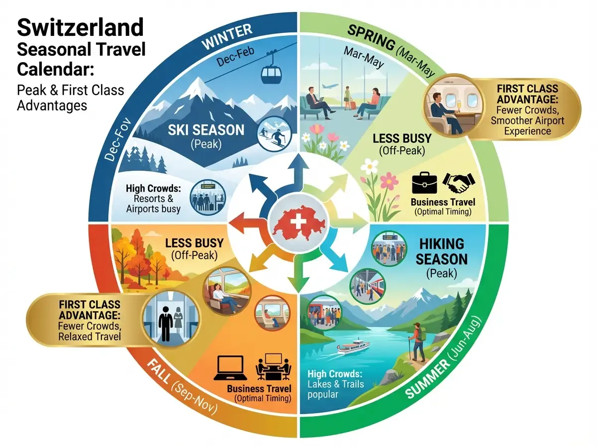 timing seasonality and swiss travel patterns