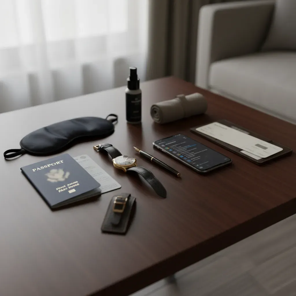 How much is a first class plane ticket concept with premium travel planning flat lay