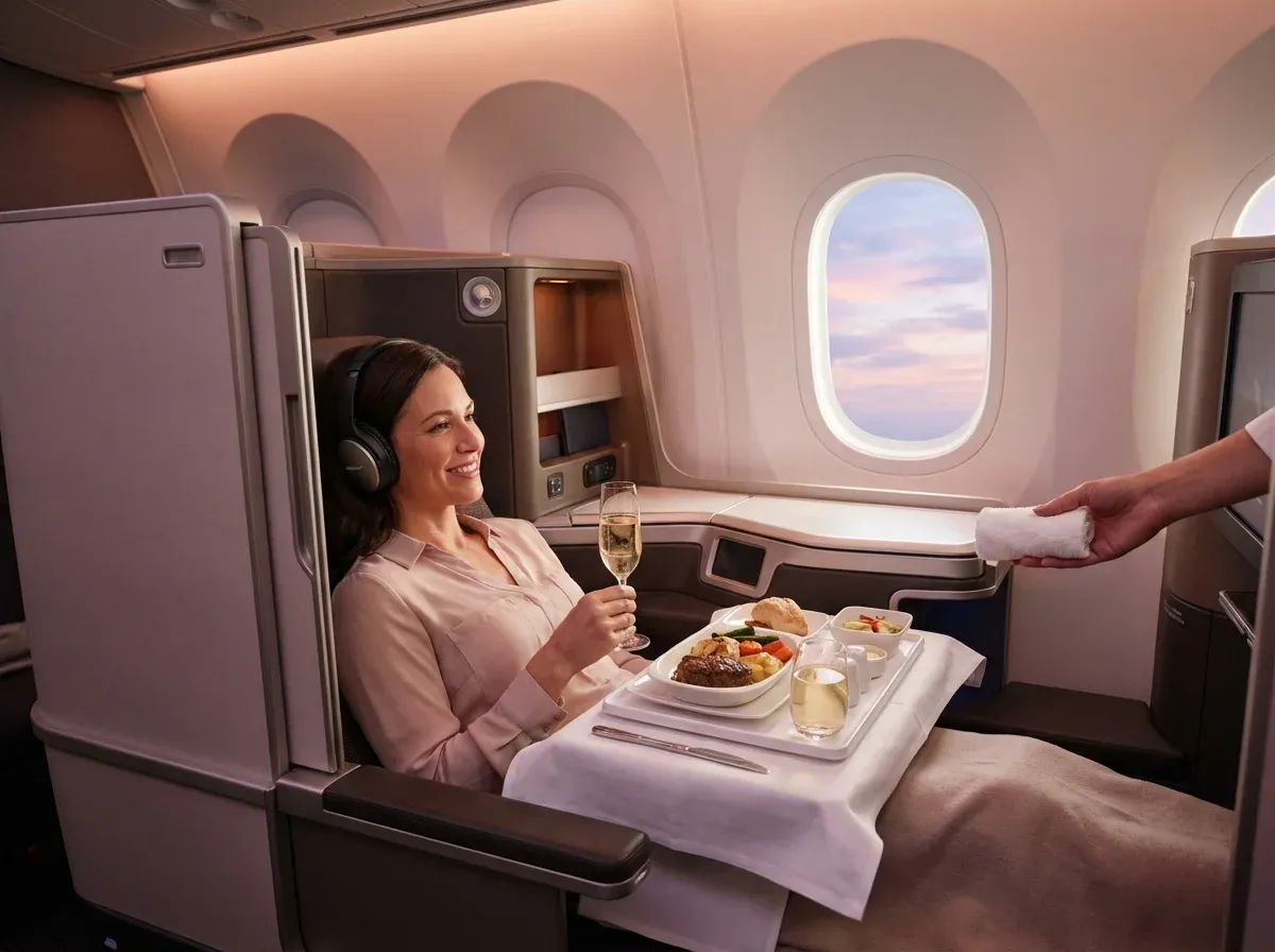 what matters most in business class to athens