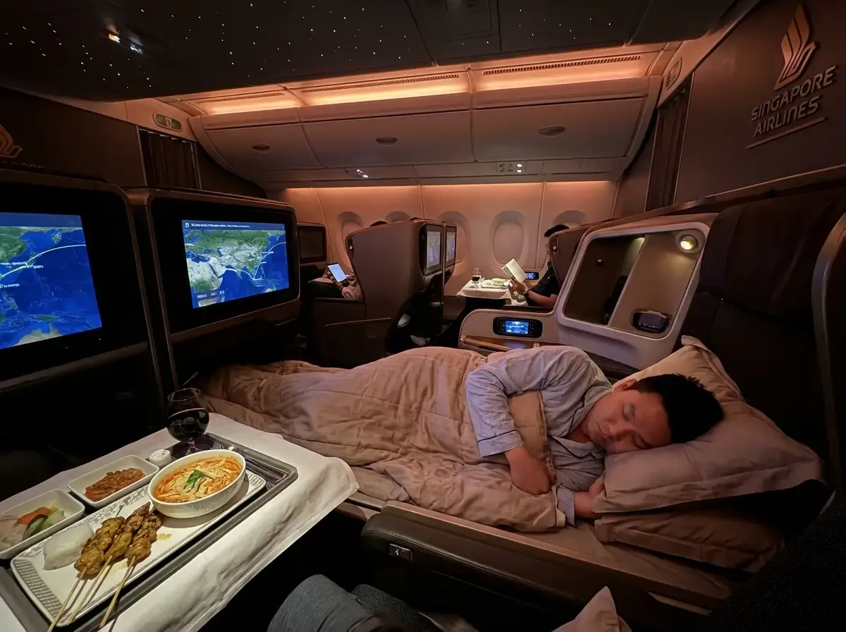 what to expect in business class on long haul to singapore