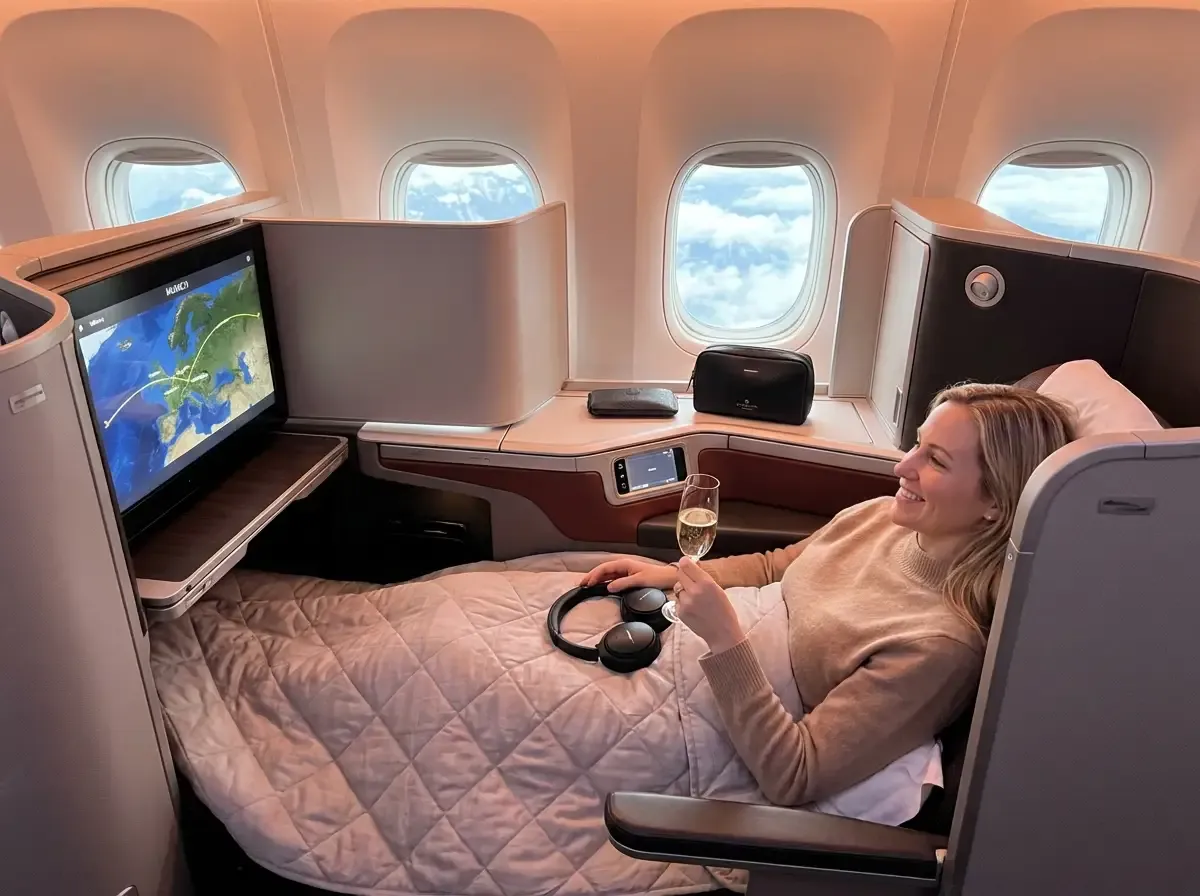 what to expect in business class to muc